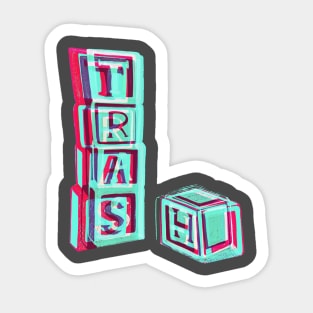 Trash Sticker